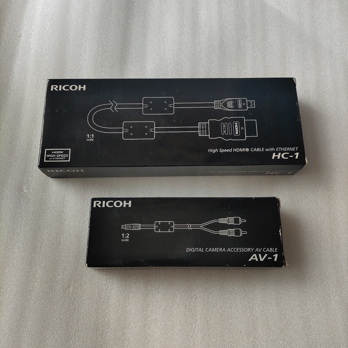 未使用 リコー RICOH HDMIケーブル HC-1 AVケーブル AV-1 セット