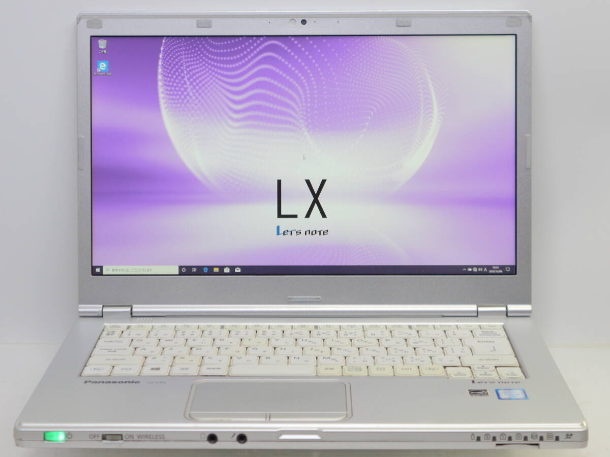 Panasonic Let's note LX5 CF-LX5ADHVS/Core i5-6300U/4GBメモリ/SSD240GB/DVD/Full HD 14.0TFT/無線LAN/Windows10 Pro 64bit #1208