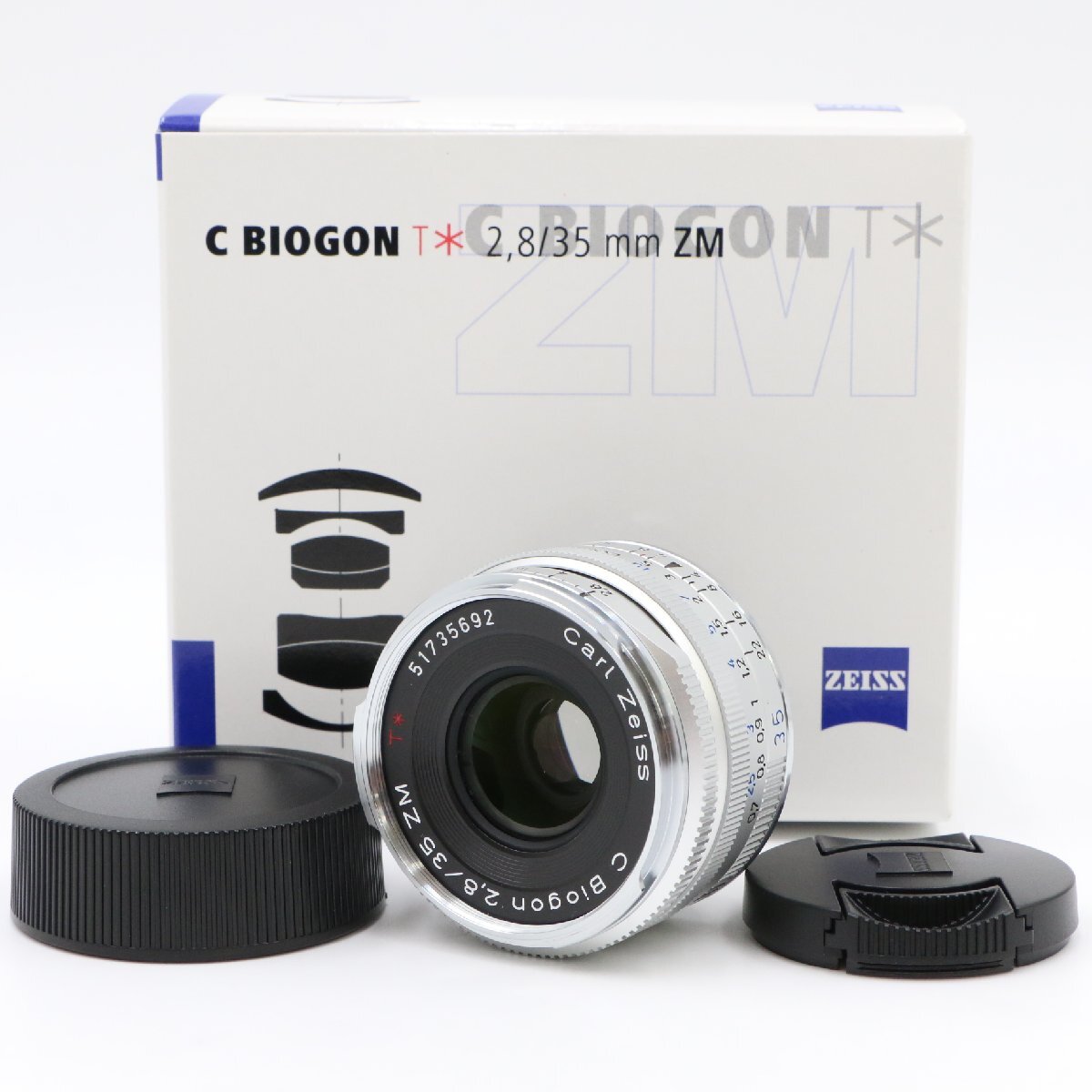 【ほぼ新品】Carl Zeiss C Biogon T* 35mm F2.8 ZM for Leica シルバー カールツァイス