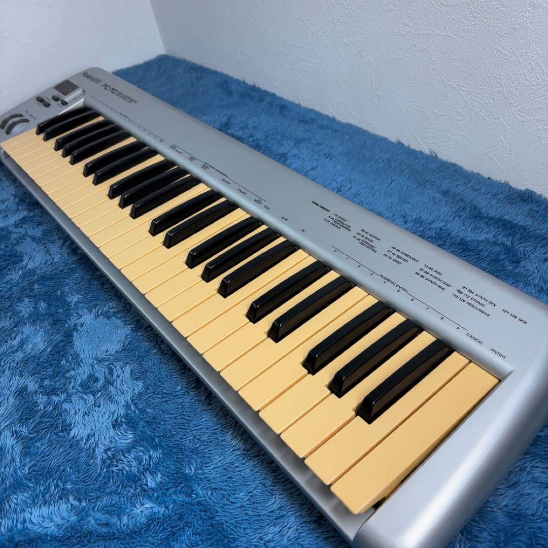 Roland PC-70 MIDIキーボードコントローラー 49鍵 動作未確認