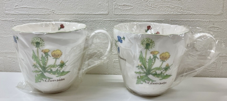●ノリタケ Noritake 2客セット 2客 セット 花柄 食器 洋食器 ブランド食器 ブランド 食器 ティーカップ 未使用品 箱あり ホワイト 