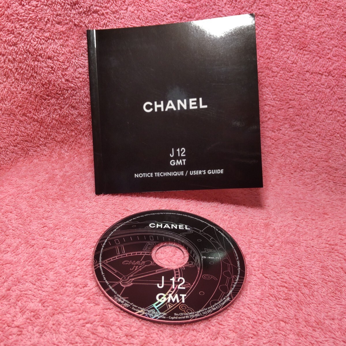 CHANEL 正規 シャネル 純正 冊子 取説 取扱説明書 DVD 付き モデル J12 GMT 付属品 2007' ～ 希少 送料込み レア