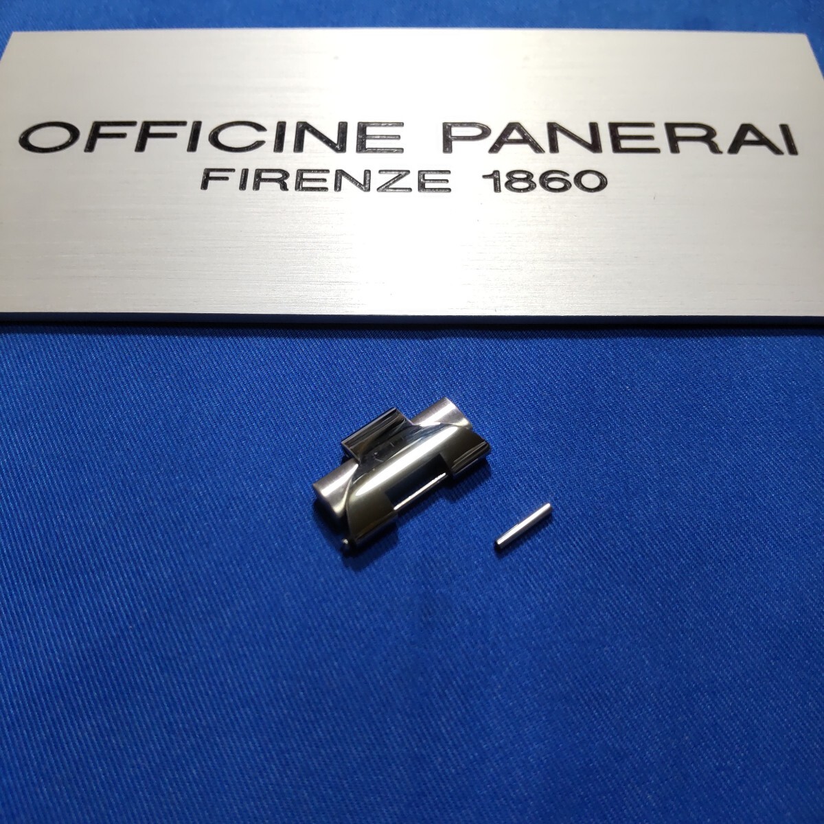 PANERAI 正規 パネライ 純正 コマ 駒 20mm SS ツヤあり ブレスレット ベルト サイズ 調整 ポリッシュ & サテン SS 国内 未使用 03 送料込み