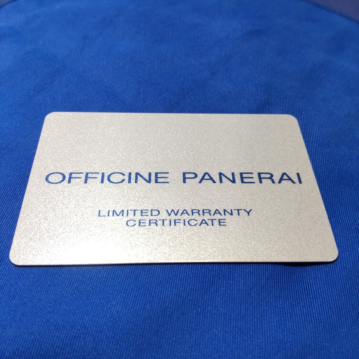 OFFICINE PANERAI 国際 保証書 純正品 専用 ギャランティ カード 希少品 レア パネライ 正規 付属品 オープン 未記入 おまけ ホルダー 021