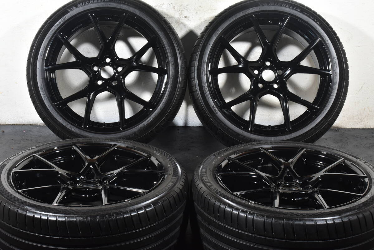 ☆LX-MODE LX-GT2 20インチ☆PCD114.3 8.5J +35☆ミシュラン パイロットスポーツ4☆245/45R20☆レクサス NX トヨタ ハリアー RAV4☆