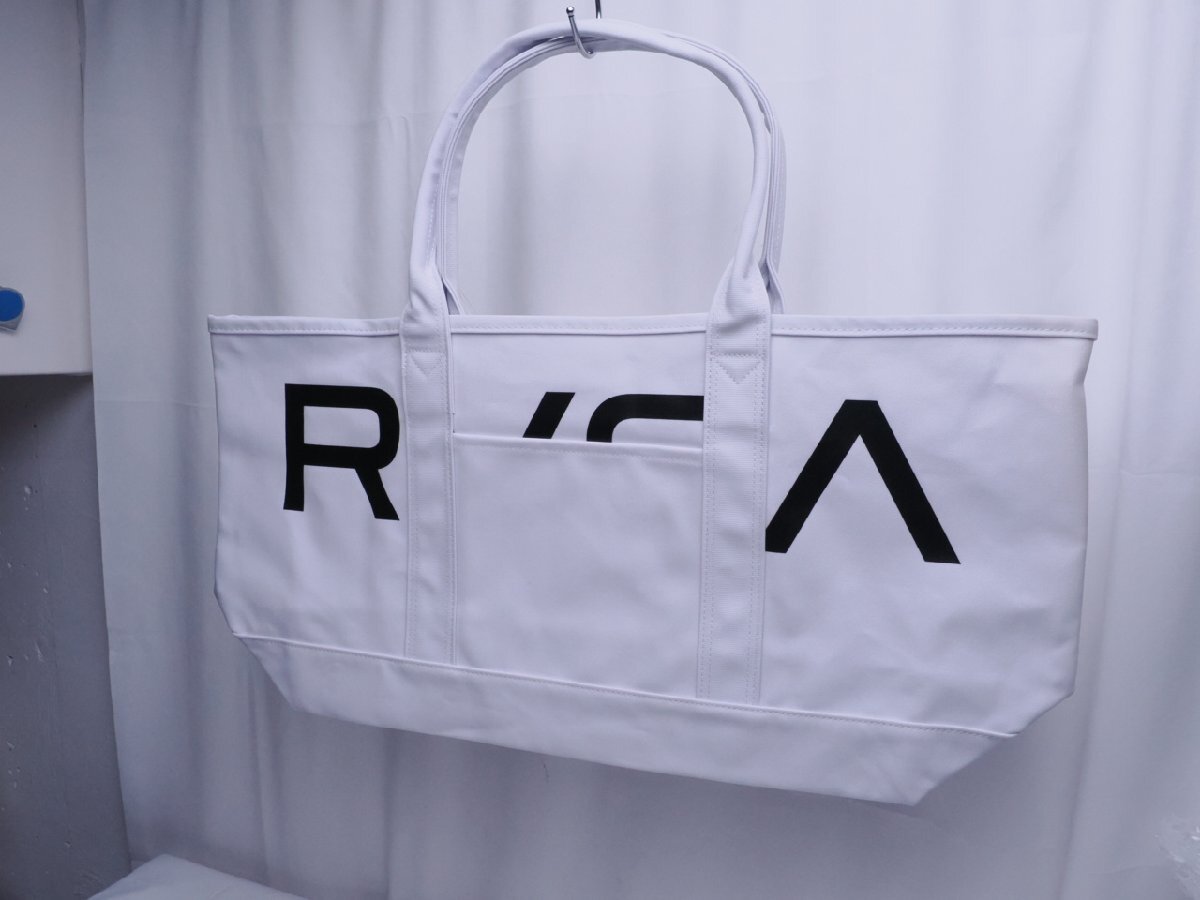 新品 RVCA ルーカ バッグ GARDENER BAG 8L トートバッグ コットン100％ ※色褪せあり [2F]