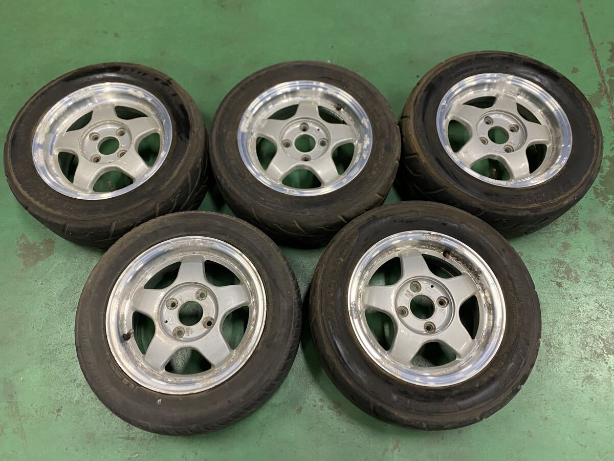 当時物 ウエストフィールド SE 14インチ 6J PCD108 4穴 純正 OP ホイール 4本 スペア1本 バーキン スーパーセブン ジネッタ ケータハム SC