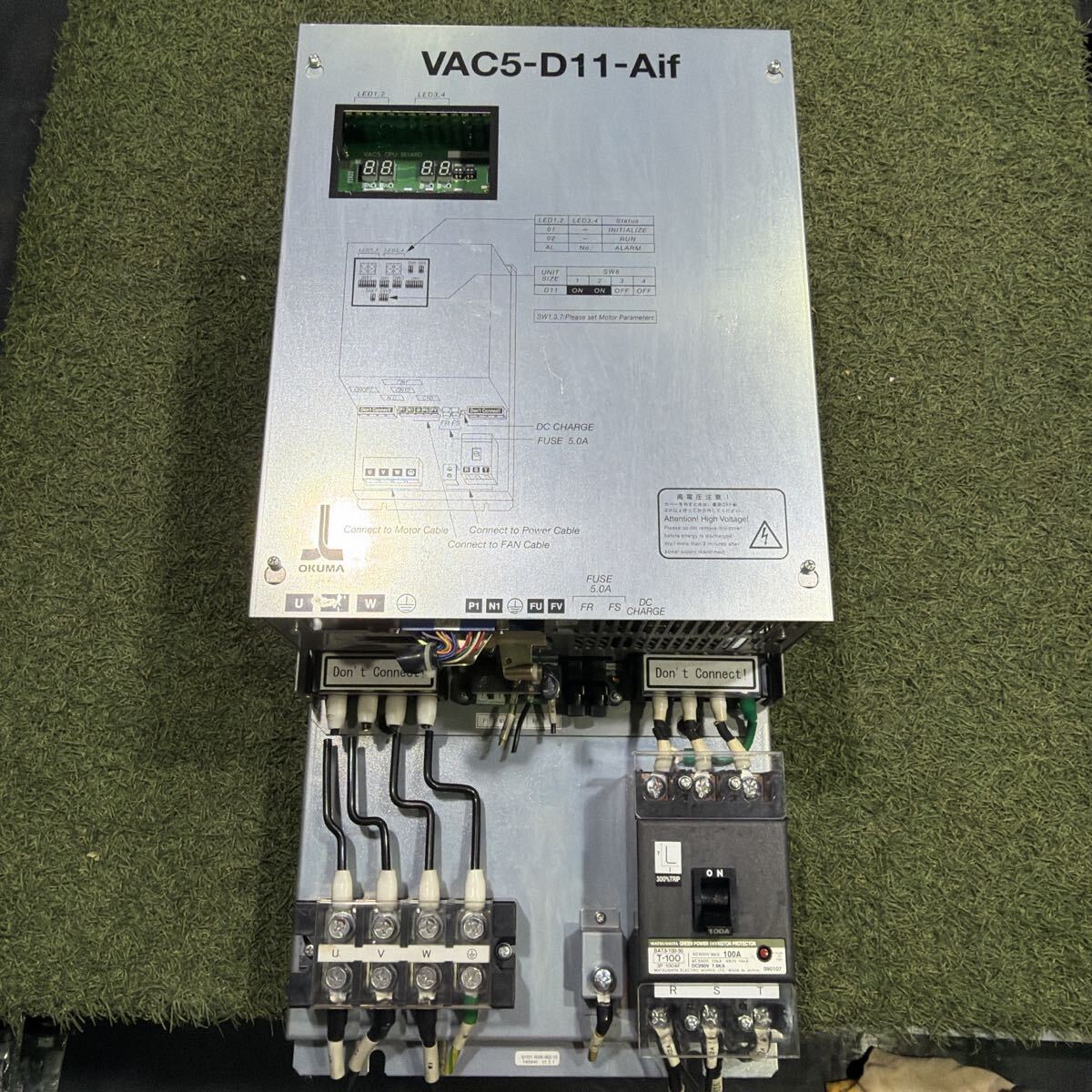 5M084 OKUMA オクマ VAC5-D11-AIF スピンドルドライブ U1221-0006-003-10 動作保証　