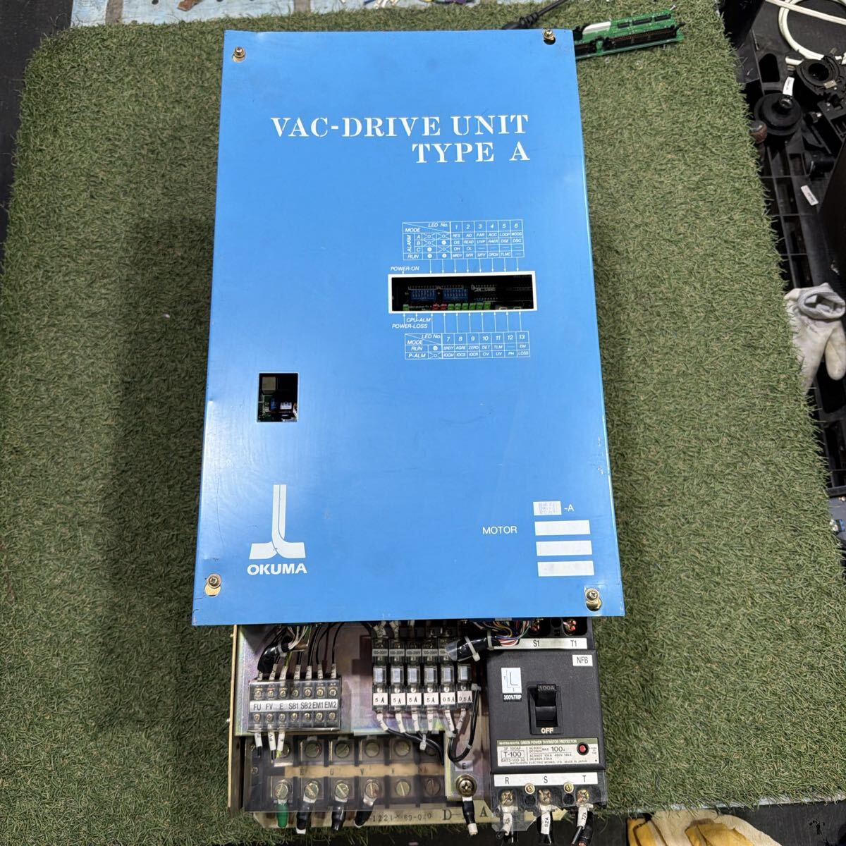 5M085 OKUMA VAC-DRIVE UNIT TYPE A ／　MOTOR D11-A 動作保証　