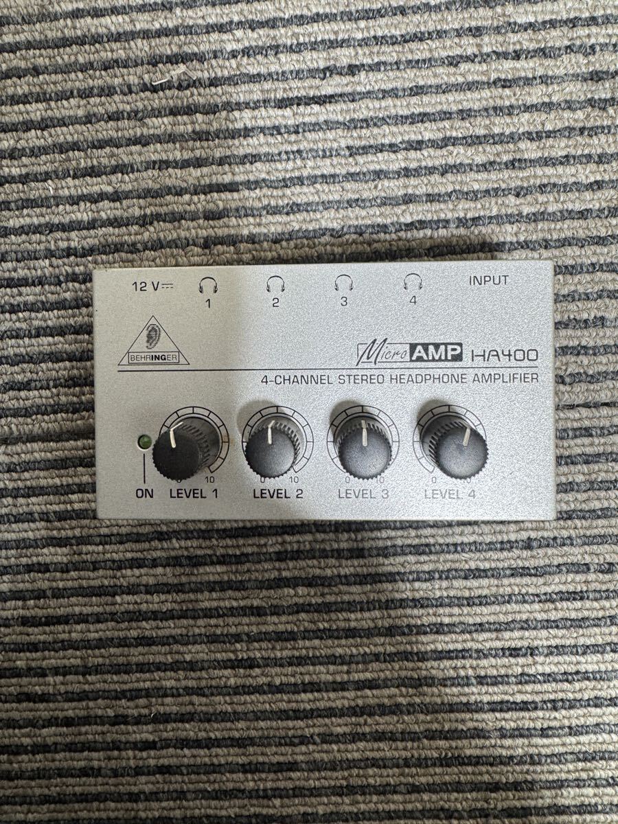 Micro AMP　HA400　4ch　ウルトラコンパクト　４チャンネル　ヘッドホンアンプ　マイクロアンプ　4ch