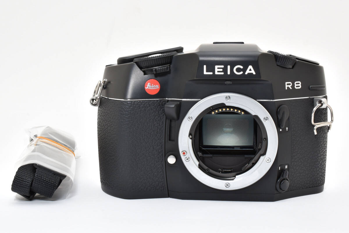 ストラップ付 ★美品★ Leica ライカ R8 Body ボディ Black ブラック フィルムカメラ 一眼レフカメラ (5236)