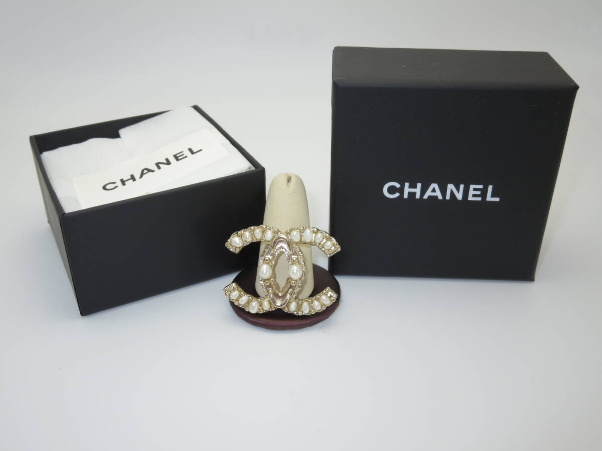 ☆ シャネル A11 C メーカー修理済(＊パール風取れ) 中古 ブローチ ☆②C