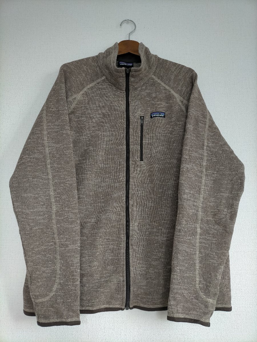 ビッグサイズ 16年 patagonia M's Better Sweater Jacket パタゴニア ベターセーター ジャケット size-XL ベージュ 25527 ★フリース