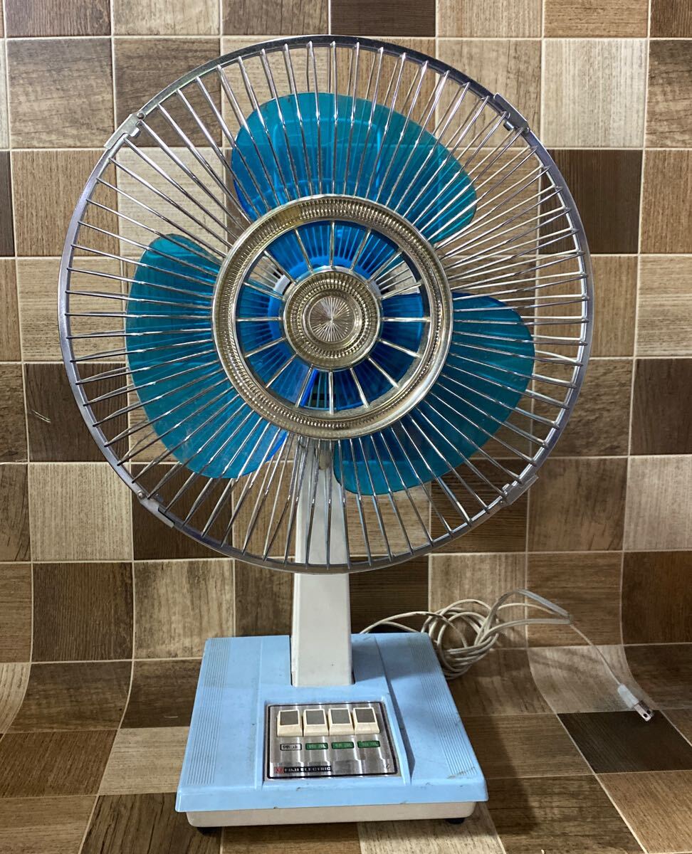 FUJI 30cm FAN TA309 扇風機 レトロ アンティーク 当時物 首振りOK 中古品