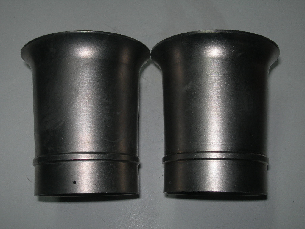 2個Set WEBER 48IDA 新品 ファンネル スチール純正タイプ ニッケルメッキ仕上げ ウェーバー ロータリー SA22C 空冷VW 51IDA