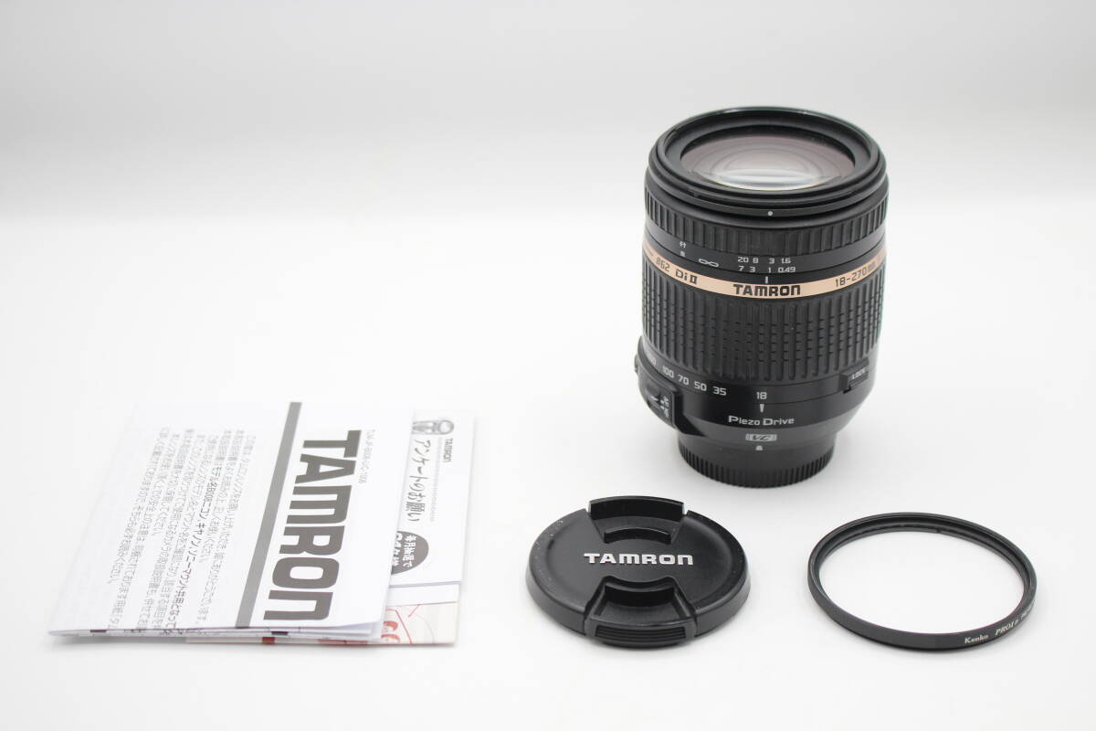外観極上品◆TAMRON 18-270mm F3.5-6.3 Di II VC PZD B008◆Nikon用♪3296-1217