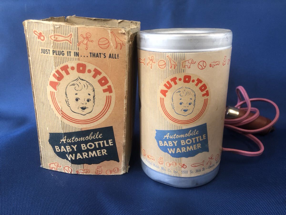 `50s ビンテージ ボトル ウオーマー 12V 保温 缶コーヒー 哺乳瓶 空冷 VW ビートル バス タイプ3 カルマンギア アメ車 ローライダー USA