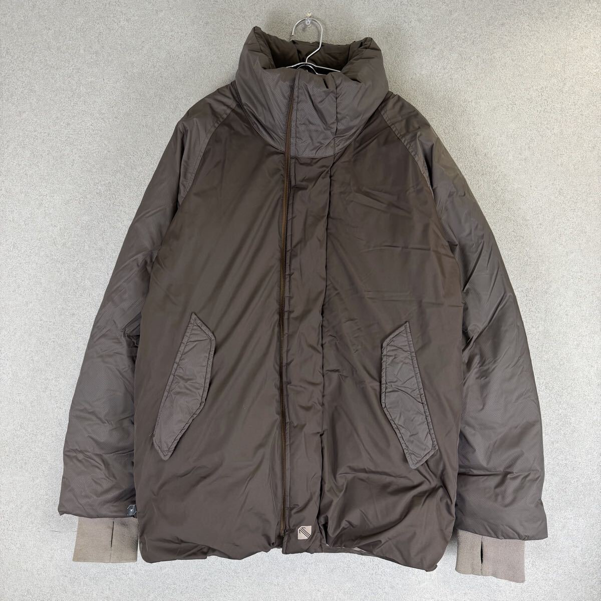 希少 00s AG P.E.O.T.W. 初期 archive エージー 中綿 2way ジャケット アーカイブ PRIVATE BRAND ブラウン ミリタリー ブルゾン 茶色 L y2k