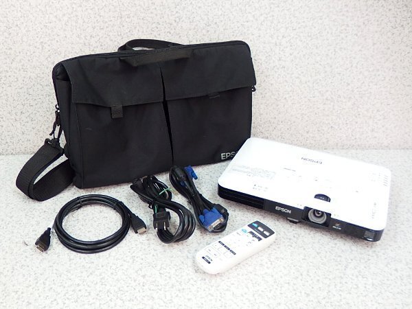 ■β EPSON/エプソン プロジェクター【EB-1785W】 どこでも安心 3000lm以上の明るさと短焦点 ランプ時間 112h 動作確認済【1201-03】