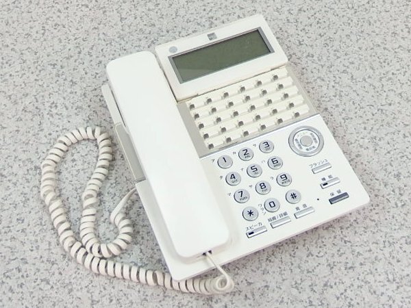 ■β 【8台入荷】Saxa/サクサ TD820(W) 30ボタン 標準電話機 ビジネスフォン/17年製 データ消去済 【1219-04】