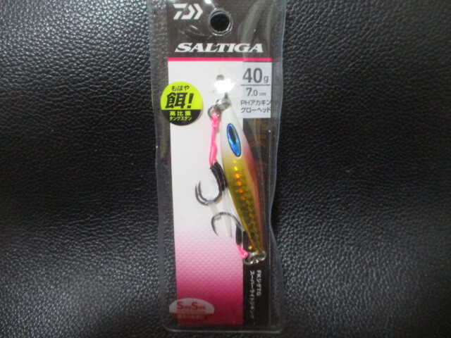 （CM25.10.30）ダイワ　FKジグTG・SLJ　40g　PHアカキングローヘッド　新品未使用！　　