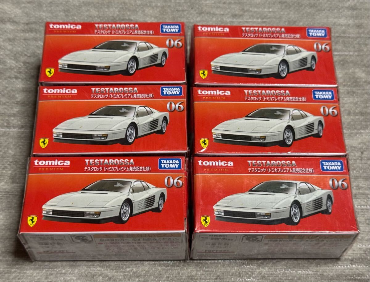 6台入荷　【新品未開封】 トミカプレミアム 06 テスタロッサ フェラーリ トミカプレミアム 発売記念仕様