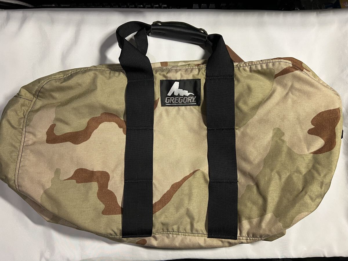 極美品　GREGORY　銀タグ　デザートカモ　ボストン　Mサイズ