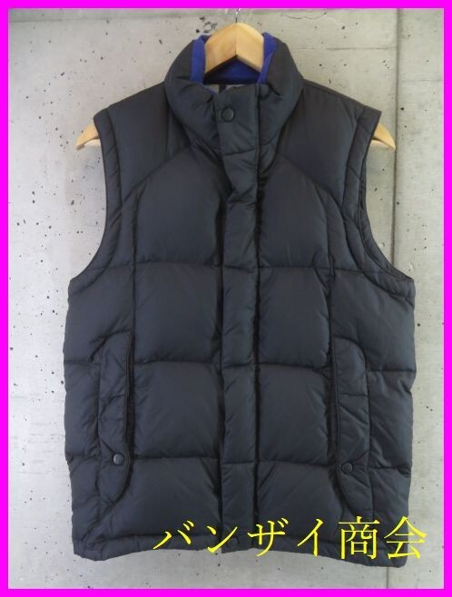 7221b57◆良品です◆R.NEWBOLD アールニューボールド 羽毛ダウンベスト M/ポールスミス/ダウンジャケット/コート/ニットセーター/パンツ　