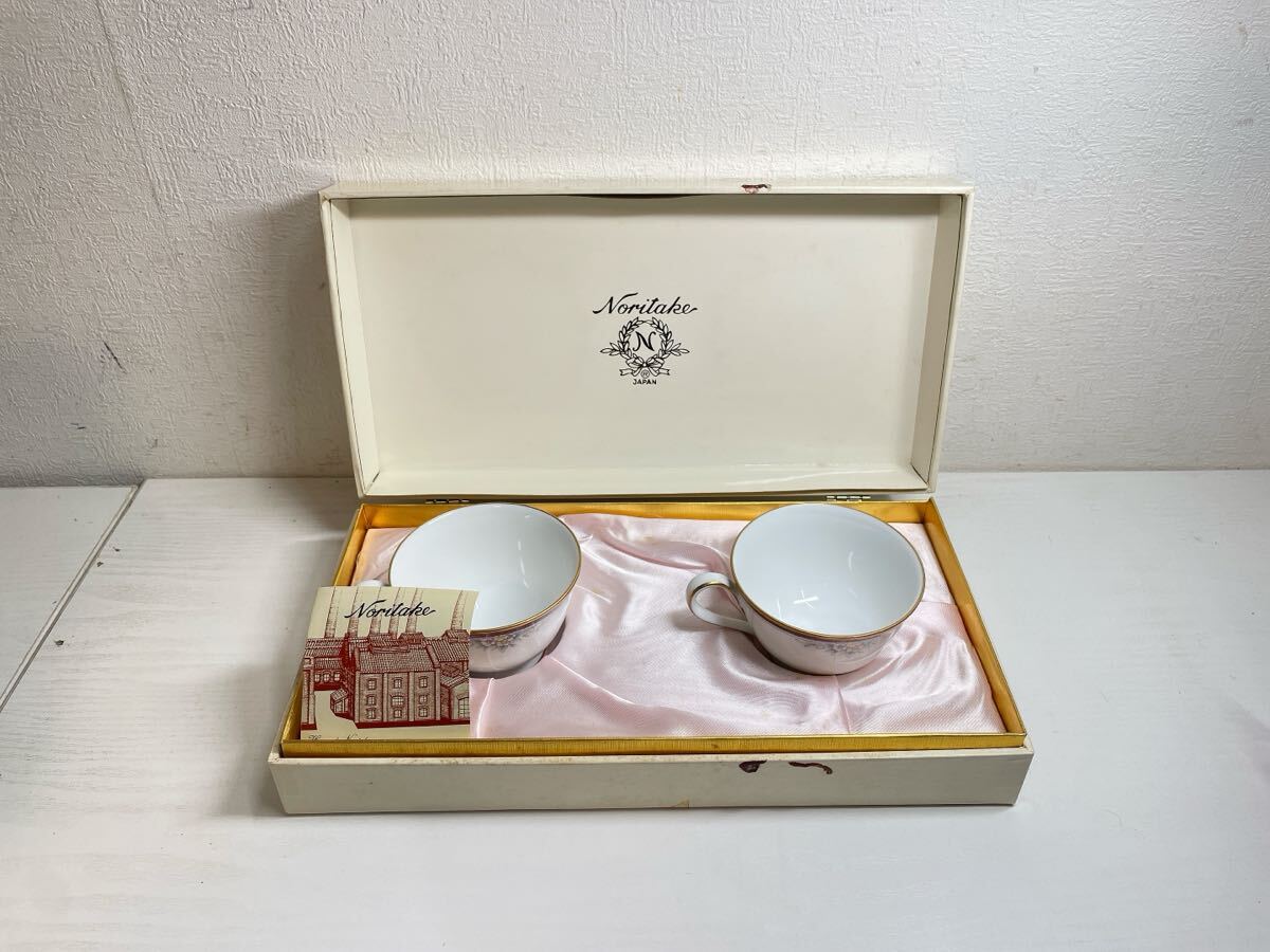 2213 Noritake VILLA HAVEN ノリタケ ヴィラヘブン カップ コーヒーカップ ティーカップ ペア 洋食器 現状品