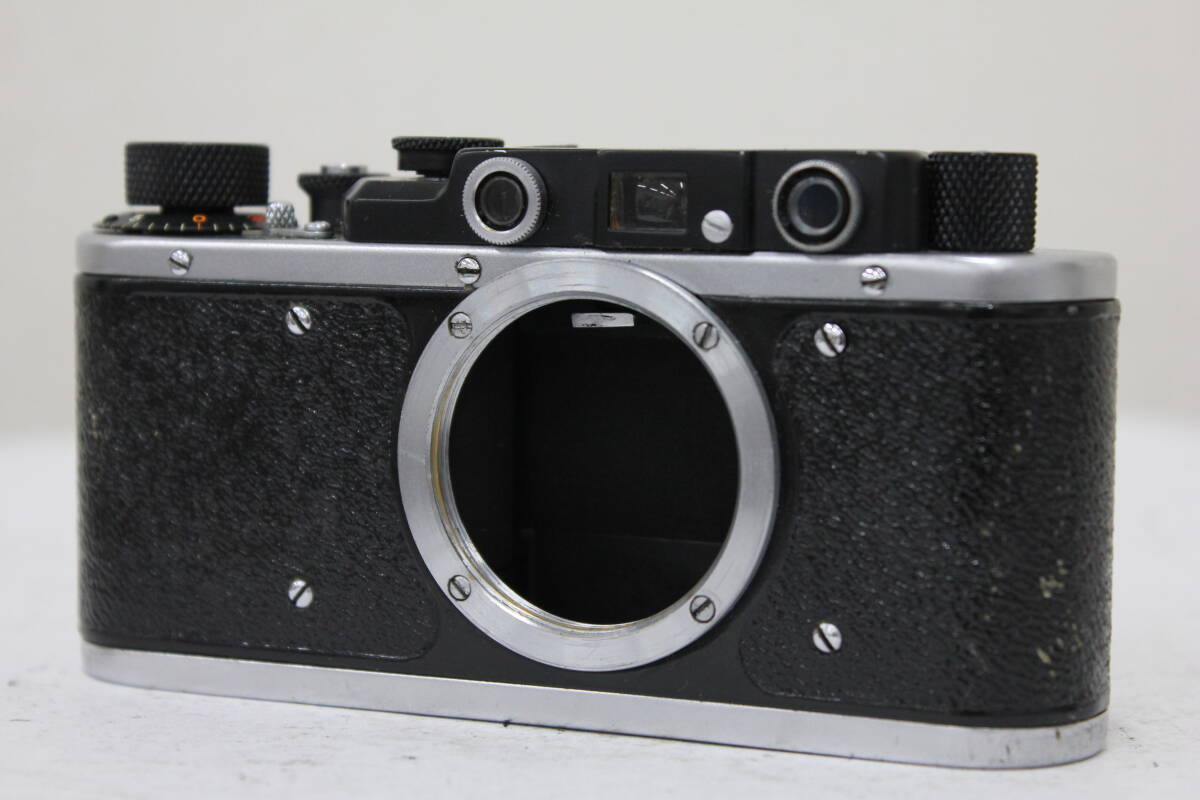 【訳あり品】 希少デザイン ゾルキー レンジファインダー カメラ e4581