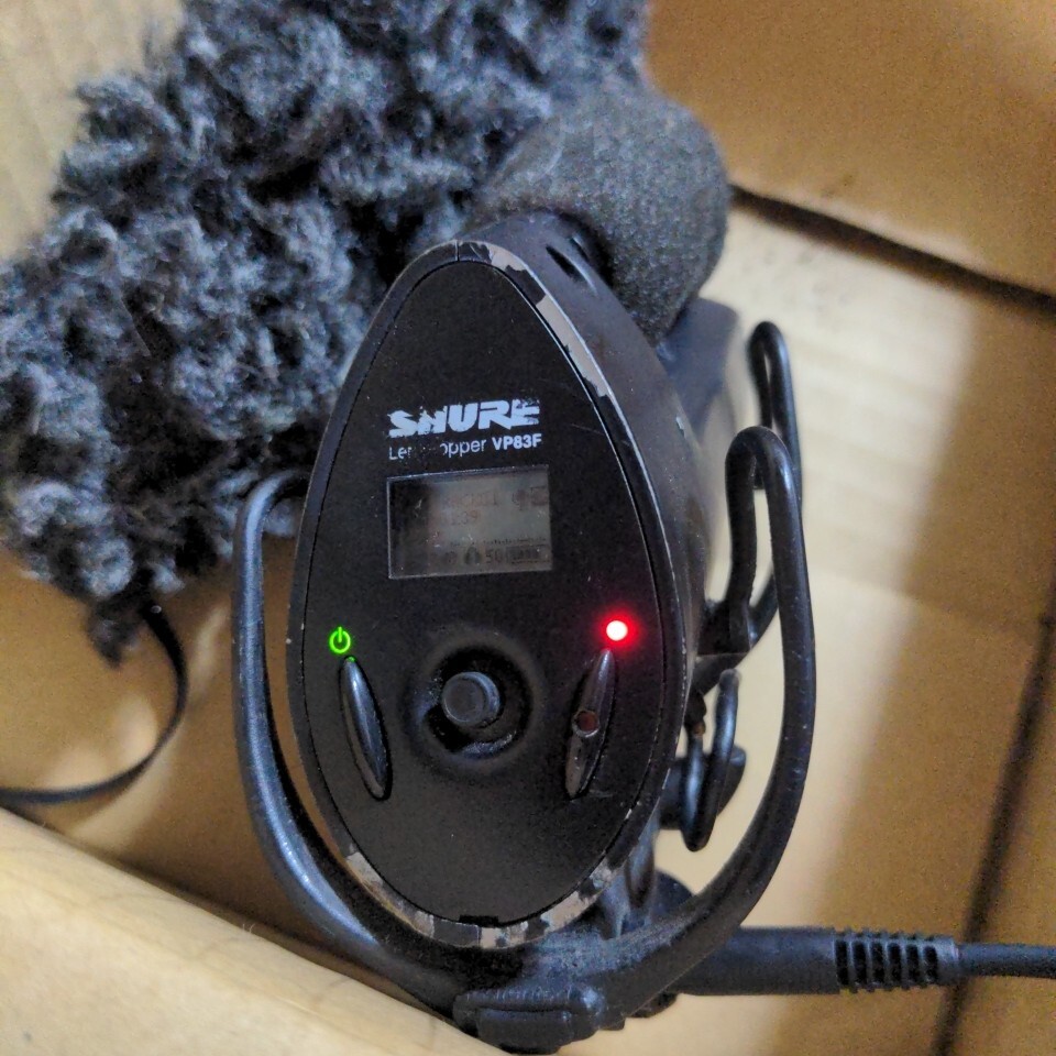VP83F Lenshopperカメラマウントマイクロホン（フラッシュメモリー録音機能搭載） VP83F　SHURE