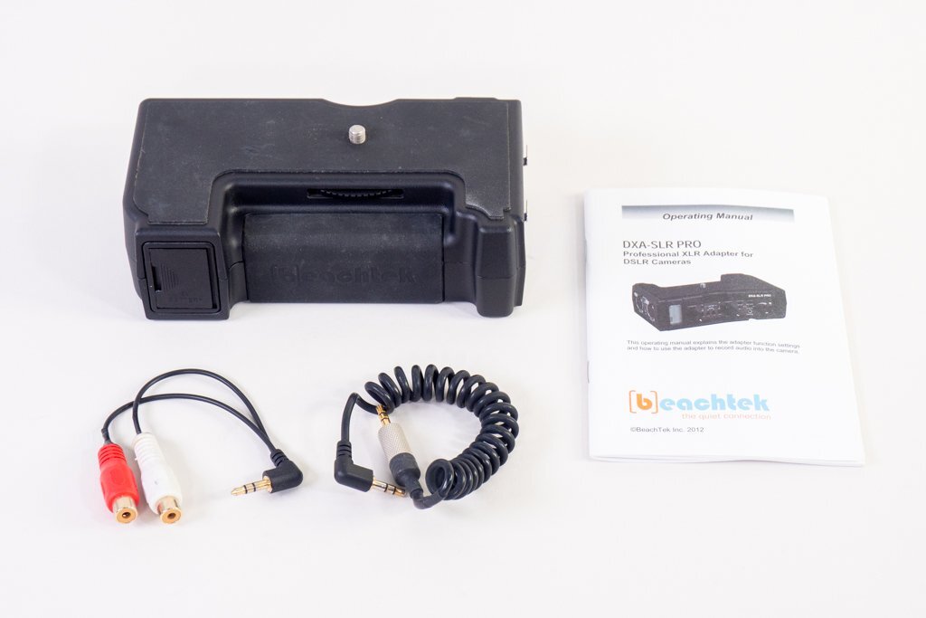 XLR Adapter for DSLR Cameras BeachTek DXA-SLR PRO No.2 デジタル一眼用オーディオミキサー EOS 5DMarkⅢ用等 ジャンク品扱い　25112608