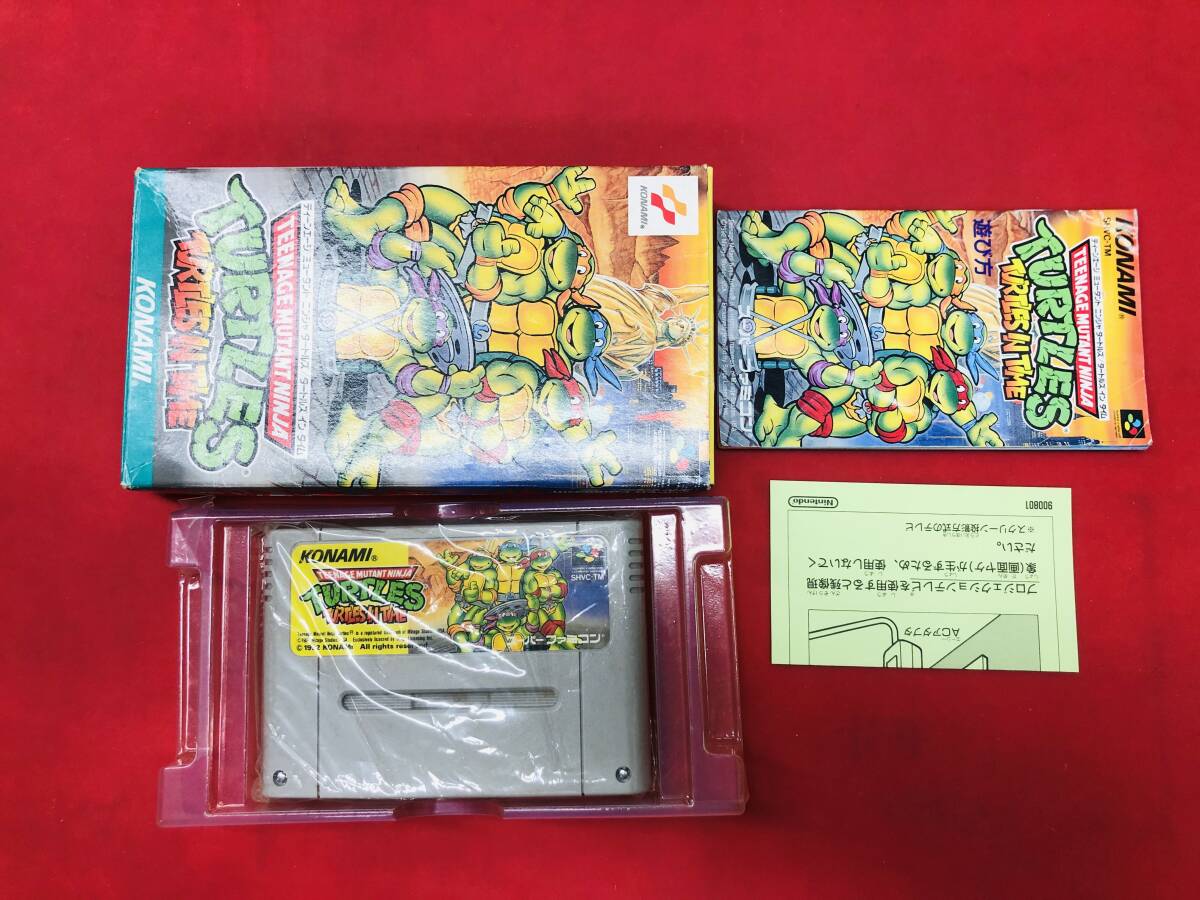 T.M.N.T タートルズ イン タイム ティーンエージ ミュータント ニンジャ タートルズ 箱説付 同梱可！即決！大量出品中！！ 綺麗