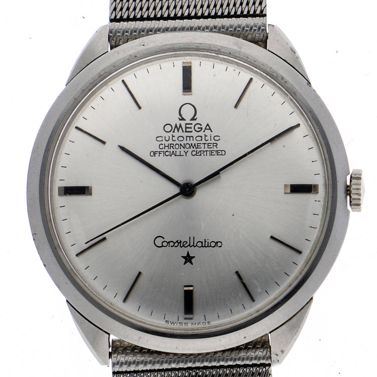 OMEGA オメガ 163.001 コンステレーション シルバーダイヤル SS 自動巻き メンズ【136798】