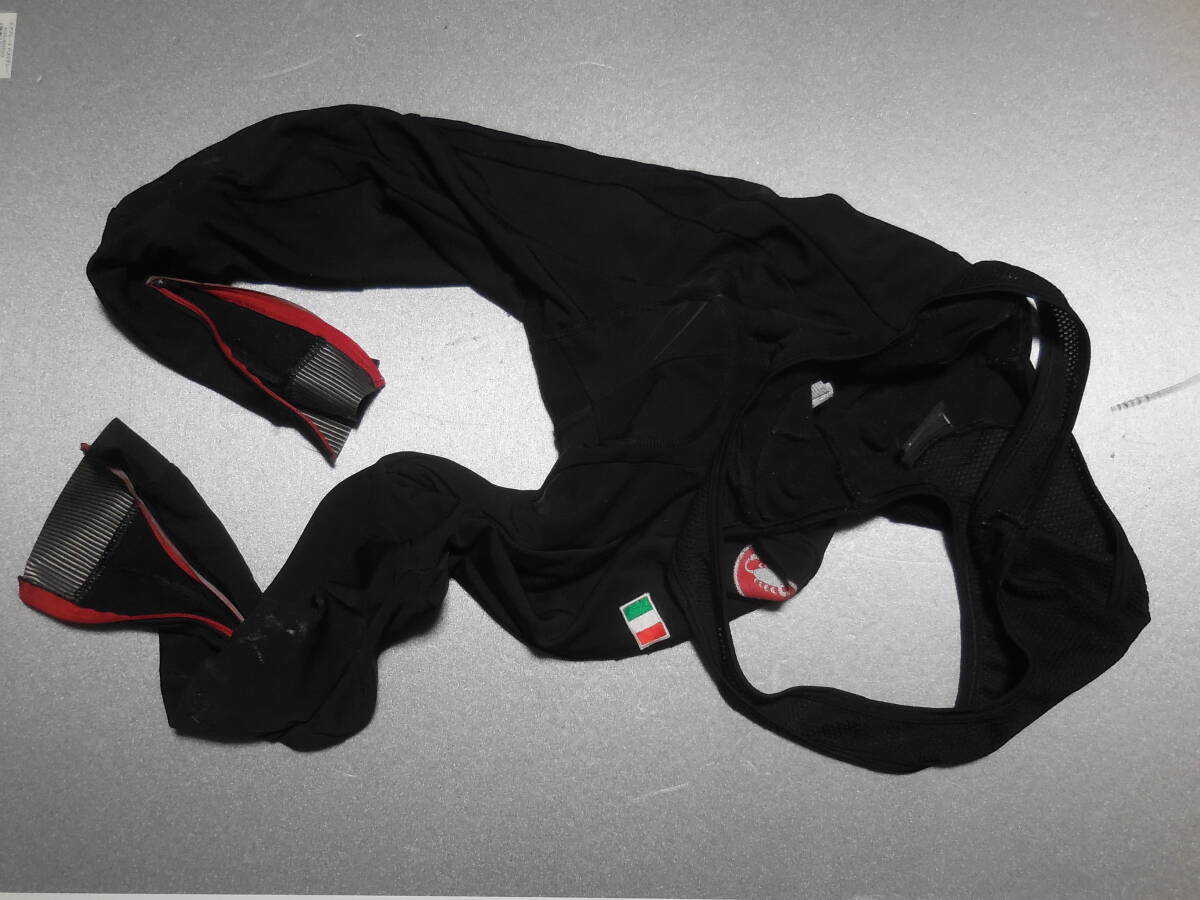 Castelli カステリ / ビブタイツ / Sサイズ / Black　裏起毛　冬用