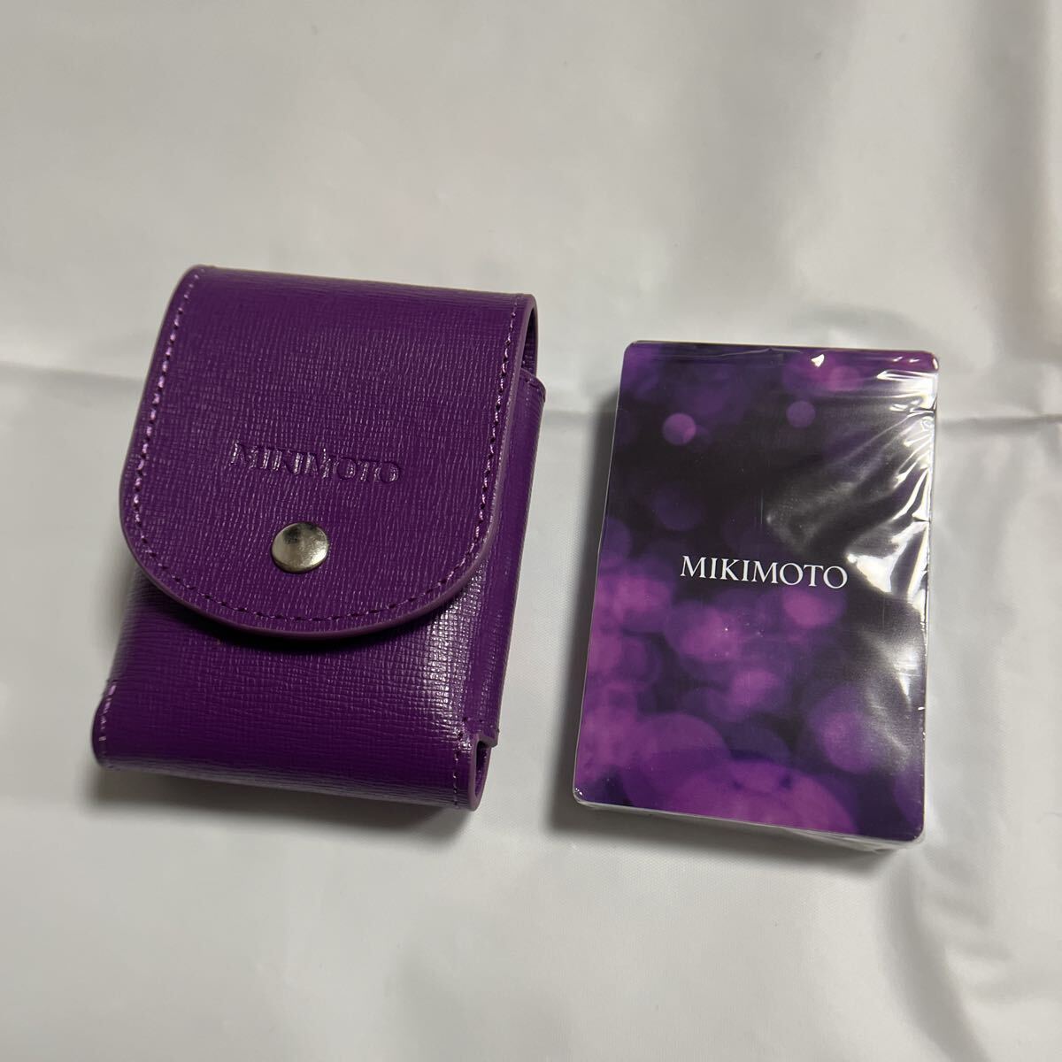 送料600円 新品未使用 未開封 超希少 激レア MIKIMOTO ミキモト トランプ ケース付き