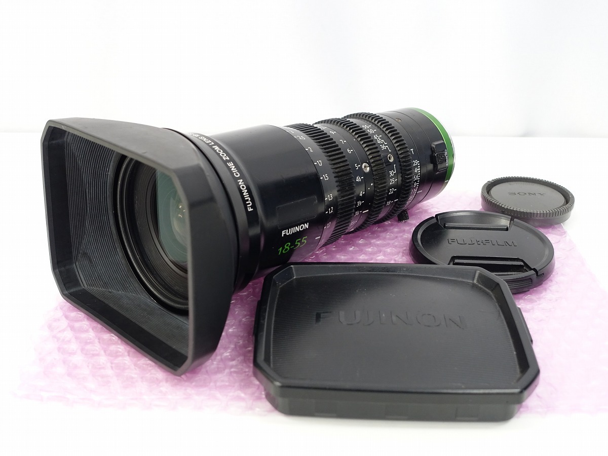 FUJINON MK18-55mmT2.9 シネマズームレンズ 動作品 Eマウント CINE *438810