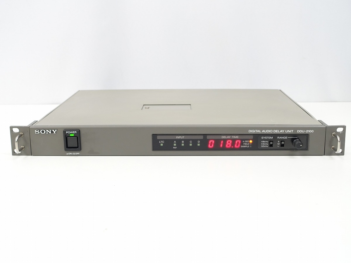 SONY DDU-2100 デジタルオーディオディレイユニット / DIGITAL AUDIO DELAY UNIT 動作品 *441190