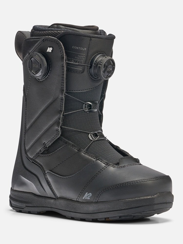 ☆展示会で短期間展示された商品です☆雪上では未使用です☆25-26モデル K2 CONTOUR BLACK /8(25.0cm)☆入荷は1足のみ☆50%OFF☆
