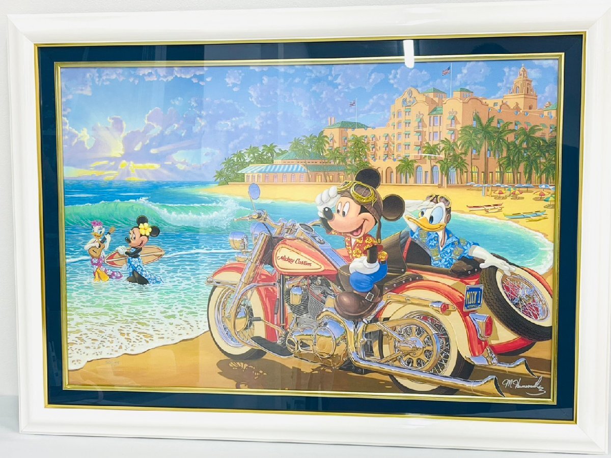 ディズニー ファインアート マニー エルナンデス Where the Road Meets the Sea No.30/195 ジクレー 絵画 Manny Hernandez コレクション