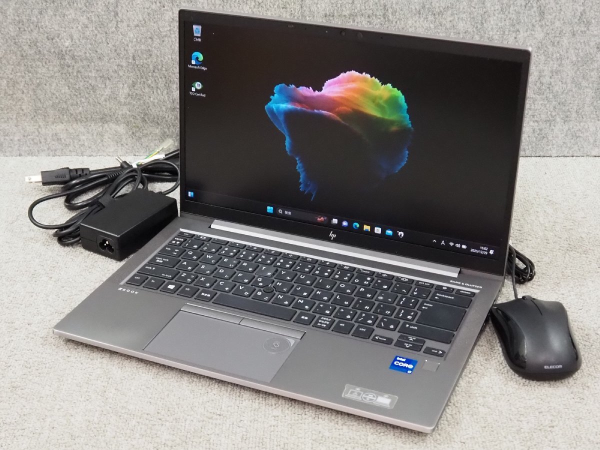 [583] ☆ Win11pro認証済 ☆ hp Zbook Firefly 14 G8　Core i7-1165G7 2.80GHz/16GB/SSD 512GB(M.2)/NVIDIA T500 ☆