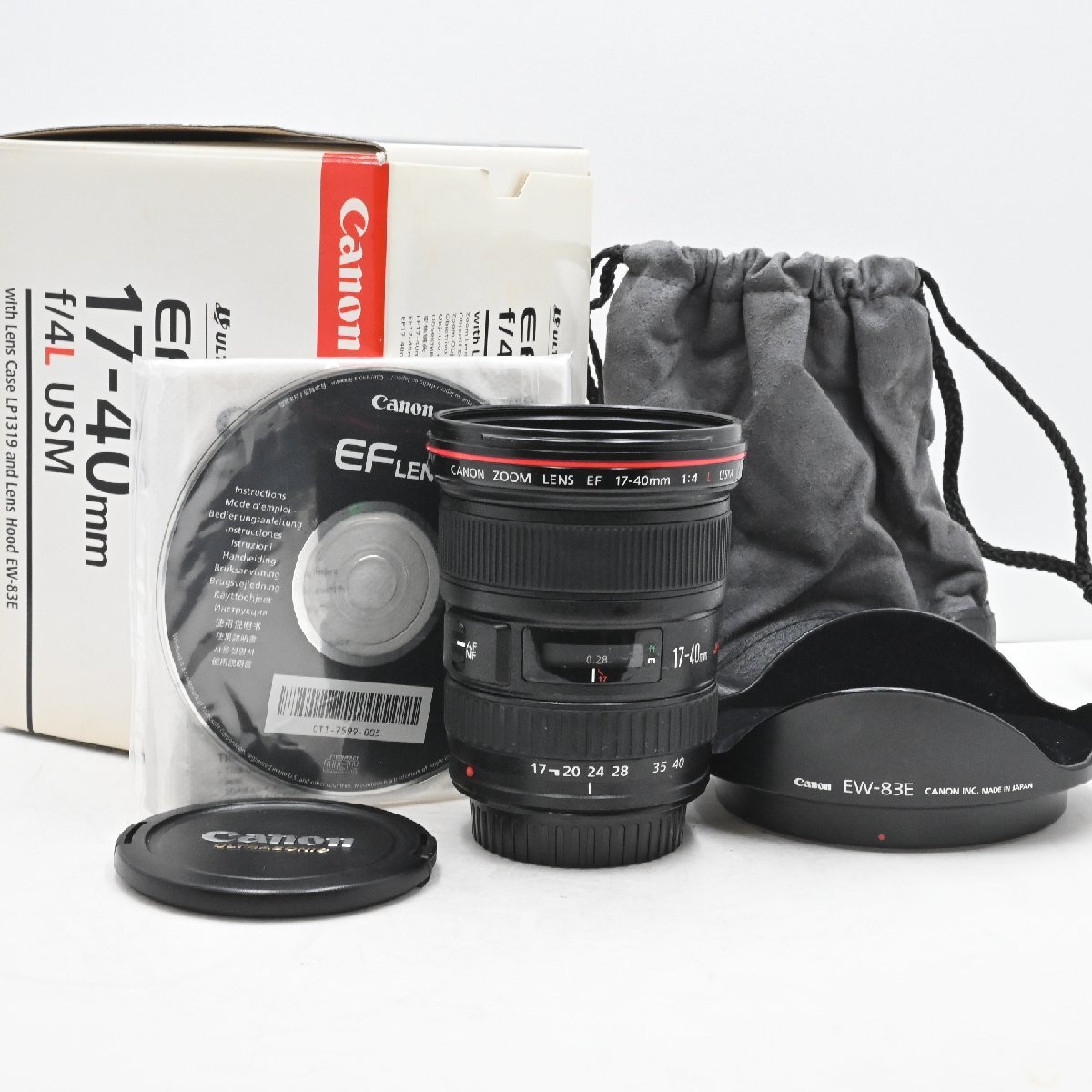 Canon 広角ズームレンズ EF17-40mm F4L USM