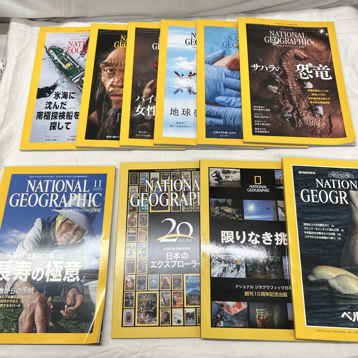 85★72191-⑩ NATIONAL GEOGRAPHIC 日本版 ナショナル ジオグラフィック ナショナルジオグラフィック 2025年 6冊 2005年 特別号