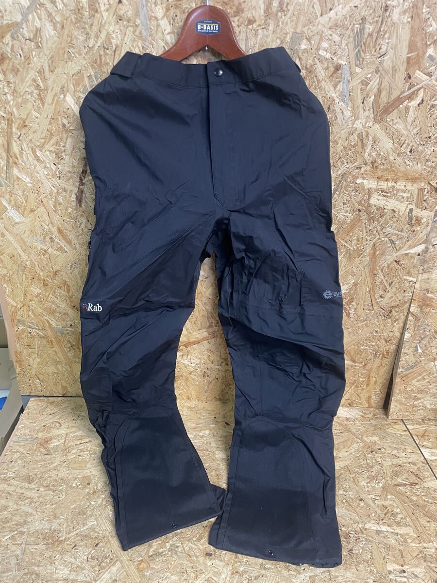 美品（未使用？）★Rab　『Latok Alpine Pants』サイズＳ（海外サイズかも？日本Ｍ？）　ウエスト平置き30-45㎝（ゴムで伸びます。）