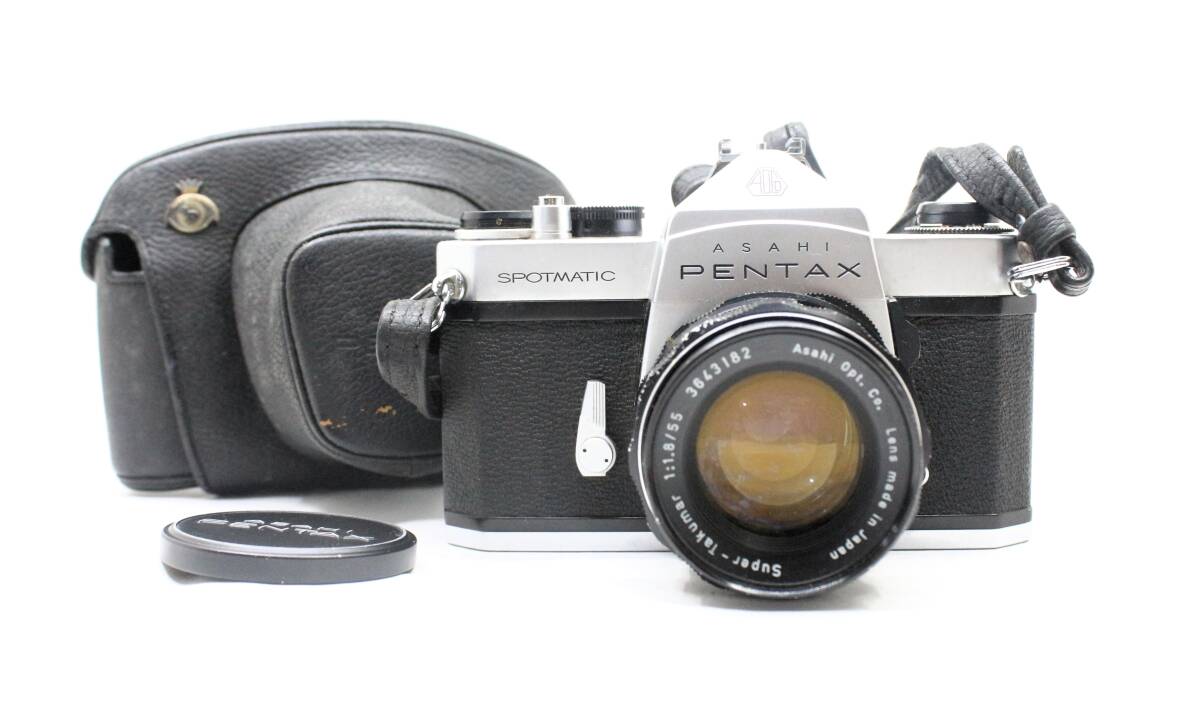 ★美品★PENTAX ペンタックス ASAHI PENTAX SPOTMATIC SP + Super Takumar 55mm F1.8 レンズセット OK9153