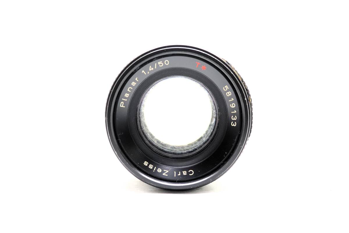 ★良品★CONTAX コンタックス Carl Zeiss Planar 50mm F1.4 T* 単焦点レンズ OK9144