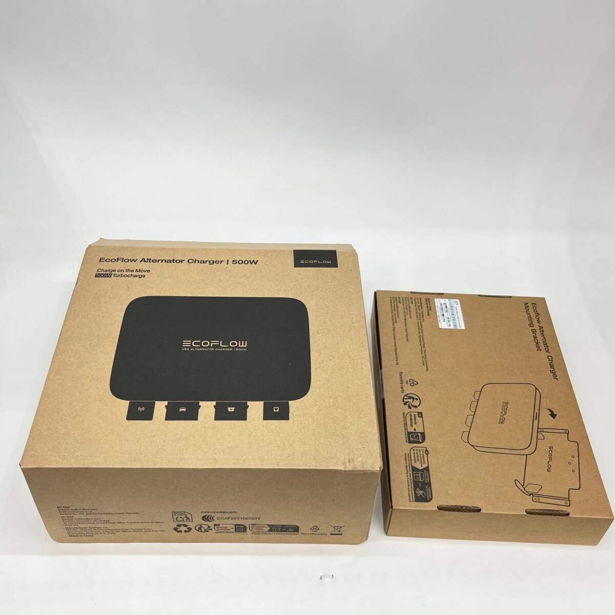 ECOFLOW Alternator Charger 500W カーチャージャー バッテリー充電器 EF Alternator Charger 500W-N マウンティングブラケット付 ◆2007