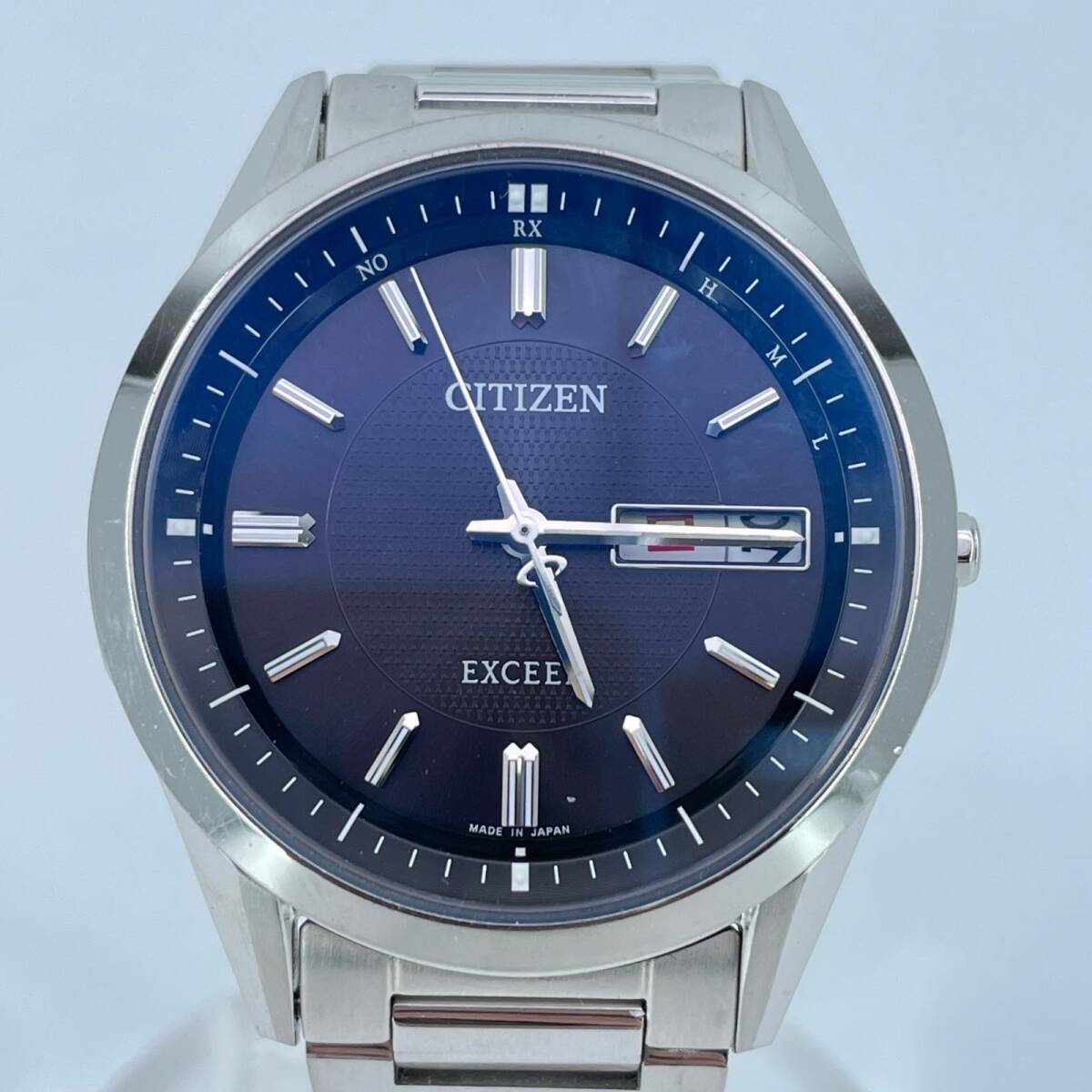 CITIZEN シチズン エクシード H100-T021212 メンズ 腕時計 エコドライブ 動作品 チタン ベルト ◆2002
