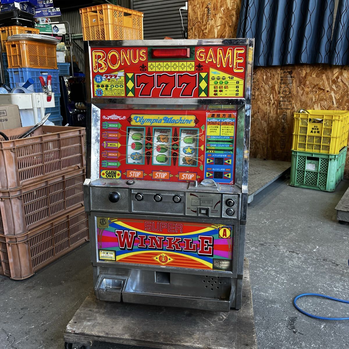 レトロ　2号機　WINKLE　ウィンクル　高砂　パチスロ スロット 実機