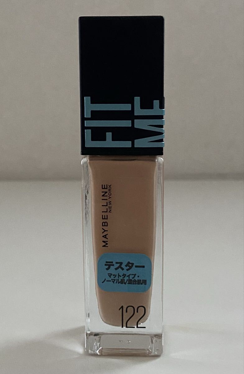 B5L773◆新古品◆ メイベリン MAYBELLINE フィットミー リキッド ファンデーション R122 マットタイプ ノーマル肌／混合肌 テスター 30ml